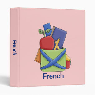 Backpack for School/Pink+Personalize Name Binder