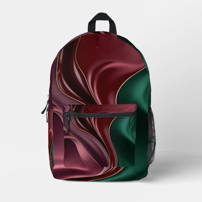 Backpack in stylish abstract graphic (Front)