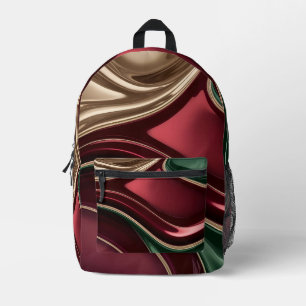 Backpack in stylish abstract graphic