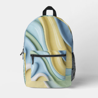 Backpack in stylish graphic