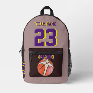 Backpack kids boys basketball sports Senior Night