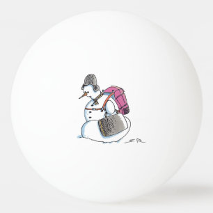 Backpack Snowman 1-star ping pong ball