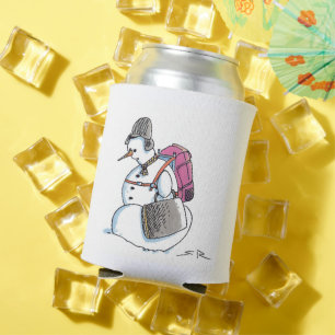 Backpack Snowman can cooler