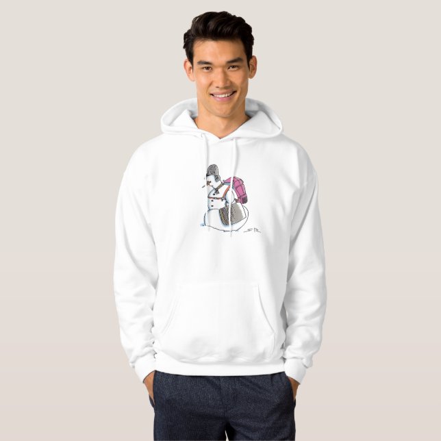 Backpack Snowman hoodie (Front Full)