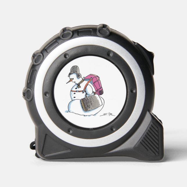 Backpack Snowman tape measure 1 (Front)