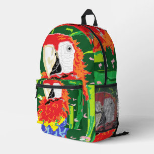 Backpack  :  Travelling Parrot 