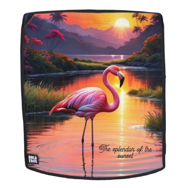Backpack with sunset (Removable Face)