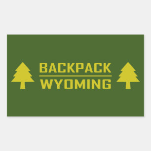 Backpack Wyoming Sticker