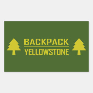 Backpack Yellowstone Sticker