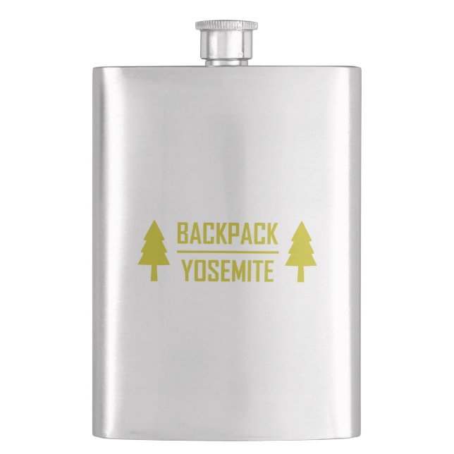 Backpack Yosemite Hip Flask (Front)