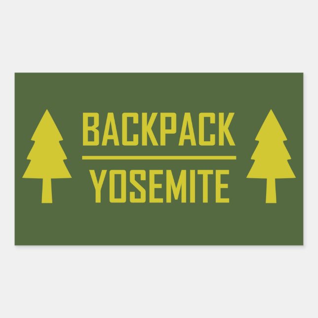 Backpack Yosemite Sticker (Front)