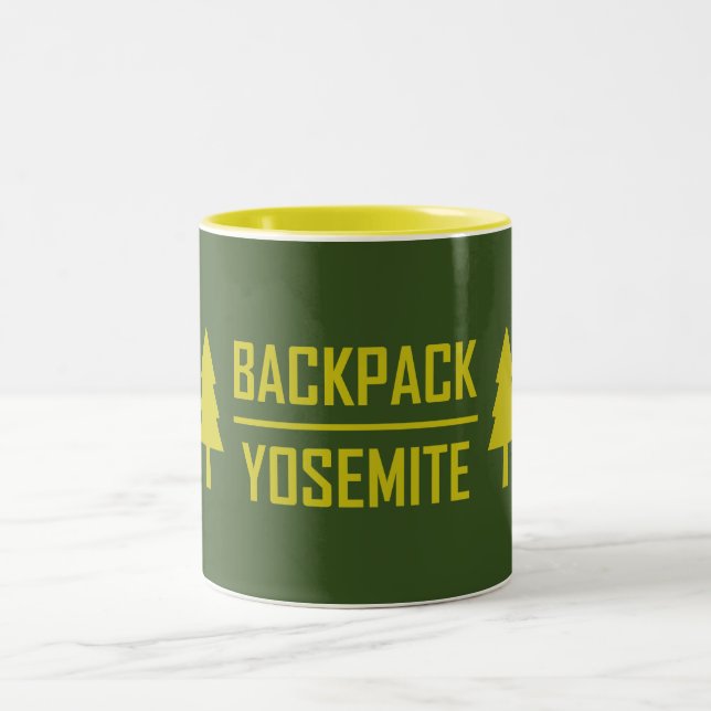 Backpack Yosemite Two-Tone Coffee Mug (Center)
