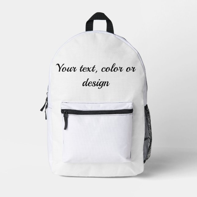 Backpack - Your text, color or design (Front)