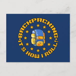 BACKPACKING postcard - customize