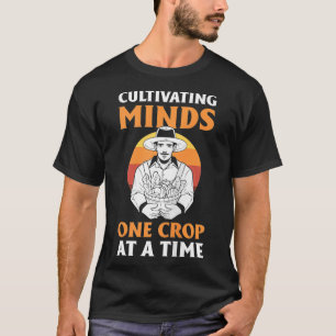 Backprint AG Teachers Teaching Agriculture Regener T-Shirt