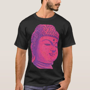 Backprint Buddha head holiness and chakra T-Shirt