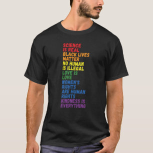 Backprint Kindness is everything LGBTQ+ Pride 3 T-Shirt