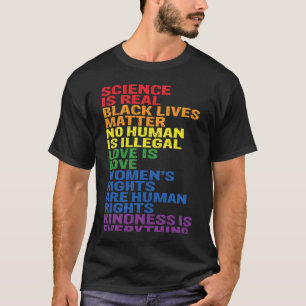 Backprint Kindness is everything LGBTQ+ Pride T-Shirt