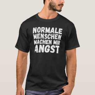 Backprint Normal people scare me 5 T-Shirt