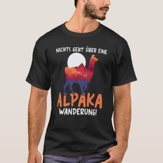 Backprint Nothing beats an alpaca hike T-Shirt