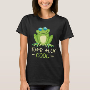 Backprint Toad ally cool cool frog T-Shirt