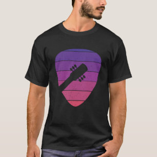 Backprint Vintage Retro Rock & Roll Music and Guit T-Shirt