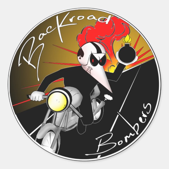 Backroad Bombers Sticker (Front)