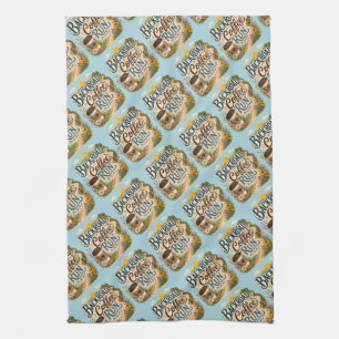 Backroad Coffee Run Country Folk Sunrise Kitchen Towel