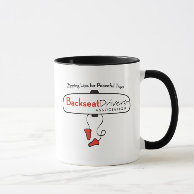 Backseat Drivers Association Mug w/Graphics (Right)