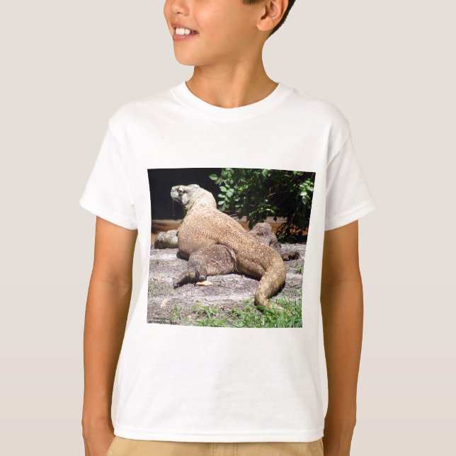Backside of komodo dragon T-Shirt (Front)