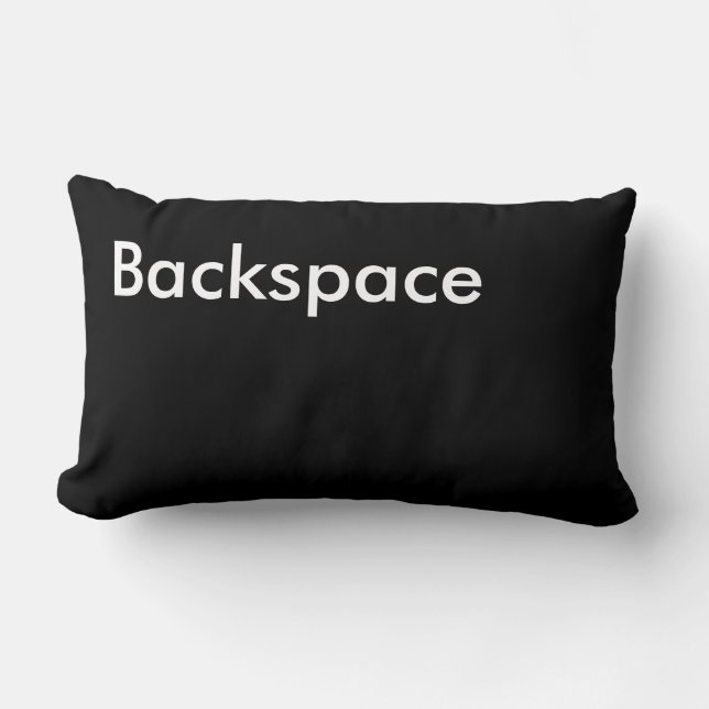 "Backspace" Computer Key Pillow (Front)