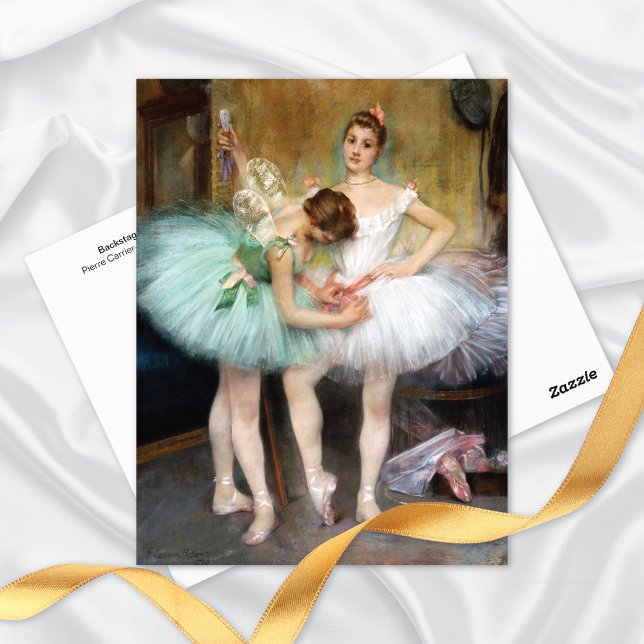 Backstage at the Ballet Pierre Carrier-Belleuse Postcard (Creator Uploaded)