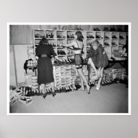 Backstage Mark Foy Fashion Show Circa 1947