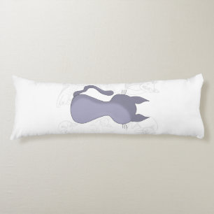 Backward Shy Cat Duvet Cover Body Pillow