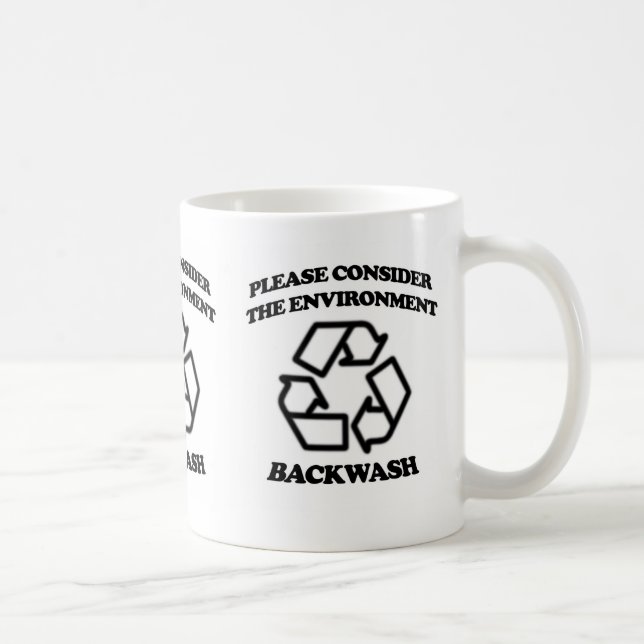 Backwash Recycling Coffee Mug (Right)
