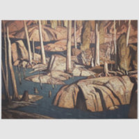 Backwater Landscape Painting by Canadian AJ Casson