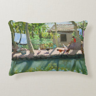 Backwaters India Accent Pillow