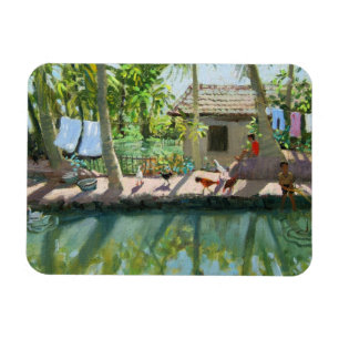 Backwaters India Magnet
