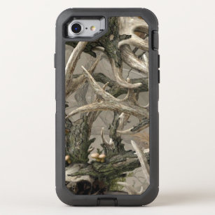 Backwoods forest deer skull OtterBox defender iPhone 8/7 case