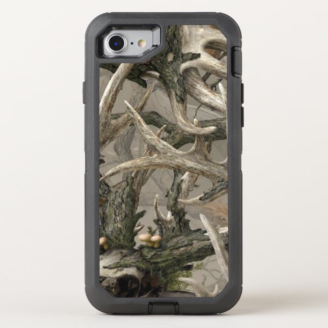 Backwoods forest deer skull otterbox iPhone case (Back)