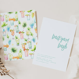 Backyard Bash House Party Invite