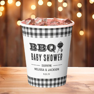 Backyard BBQ Baby Shower Paper Cups