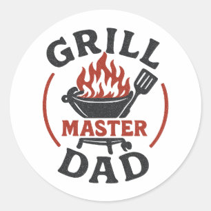 Backyard BBQ King Sticker