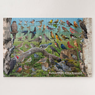 Backyard Birds of New Brunswick Jigsaw Puzzle