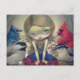 "Backyard Birds" Postcard