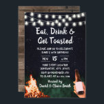 Backyard Bonfire & Beer 30th Birthday Party Invitation<br><div class="desc">Backyard Bonfire & Beer 30th Birthday Party Invitations.</div>