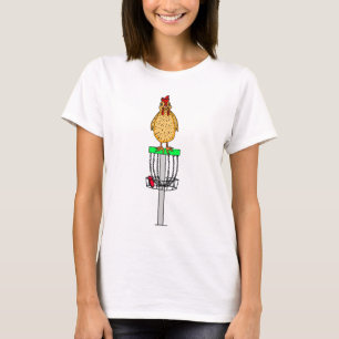 Backyard Chicken and Disc Golf Pen T-Shirt