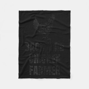 Backyard Chicken Farmer Distressed Gift For Chicke Fleece Blanket