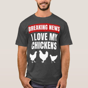 Backyard Chicken Farmer Funny Chicken Lover 3 T-Shirt