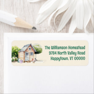 Backyard Coop Homestead Return Address labels